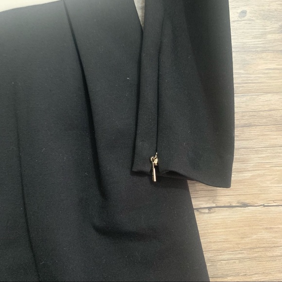 Ted Baker Black White Preema Colour Collared Dress Size 1 - Picture 3 of 7